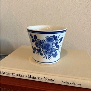 Vintage Chinoiserie Flower Pot Planter Ceramic Chinese Asian